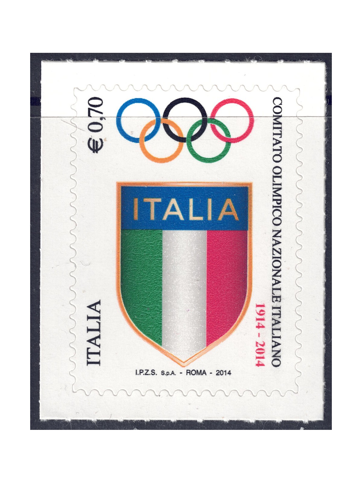 ITALY 2014 Olympic Committee (CONI) MNH**
