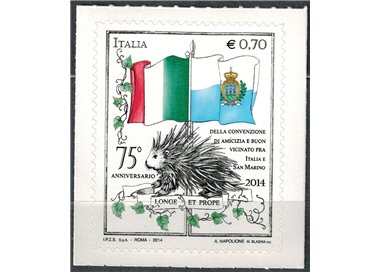 ITALY 2014 Agreement with San Marino MNH**