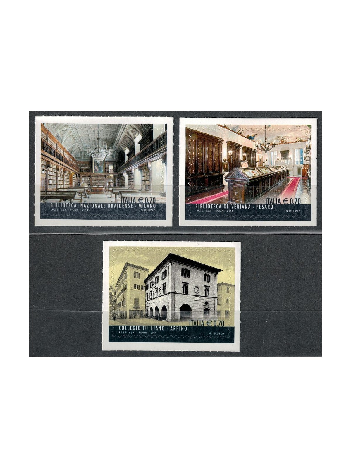 ITALIA 2014 Eccellenze del sapere 3v MNH**