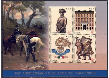 ITALIA 2014 Arma dei Carabinieri BF MNH**