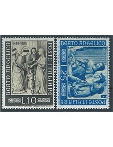 ITALY 1955 Beato Angelico 2v MNH**