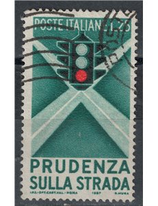 ITALY 1957 Road safety education us