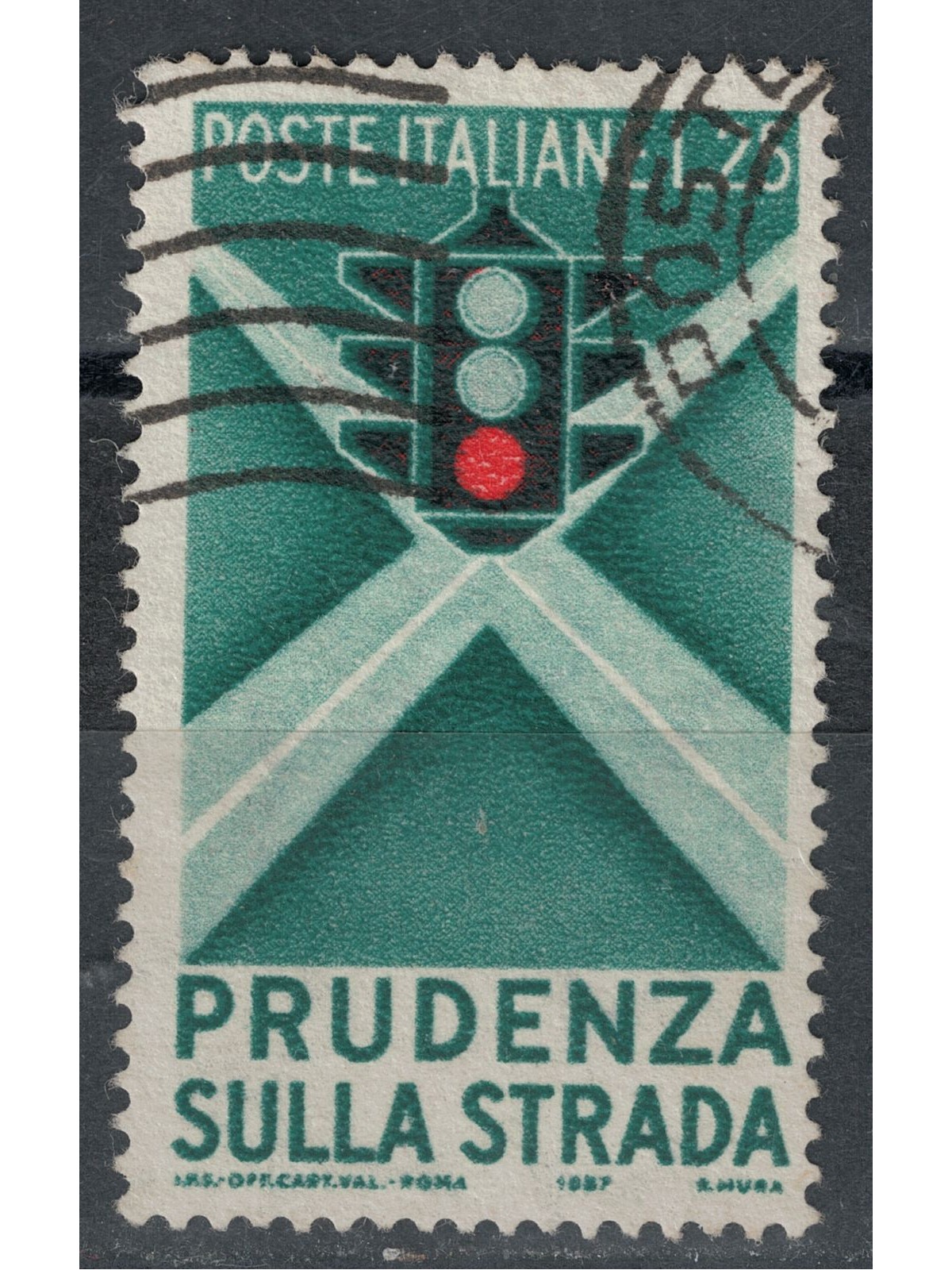 ITALY 1957 Road safety education us