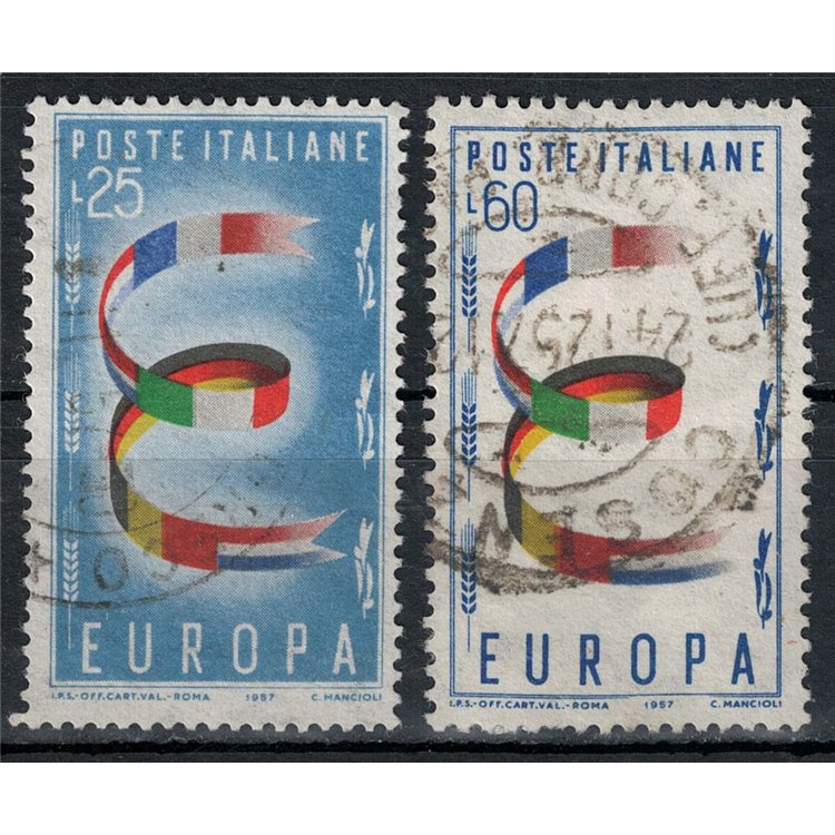 ITALIA 1957 Europa 2v us