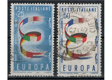 ITALIA 1957 Europa 2v us