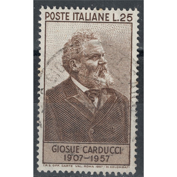 ITALY 1957 Giosuè Carducci us