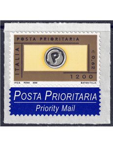 ITALIA 2000 Posta prioritaria € 0,62 - £ 1.200 MNH**