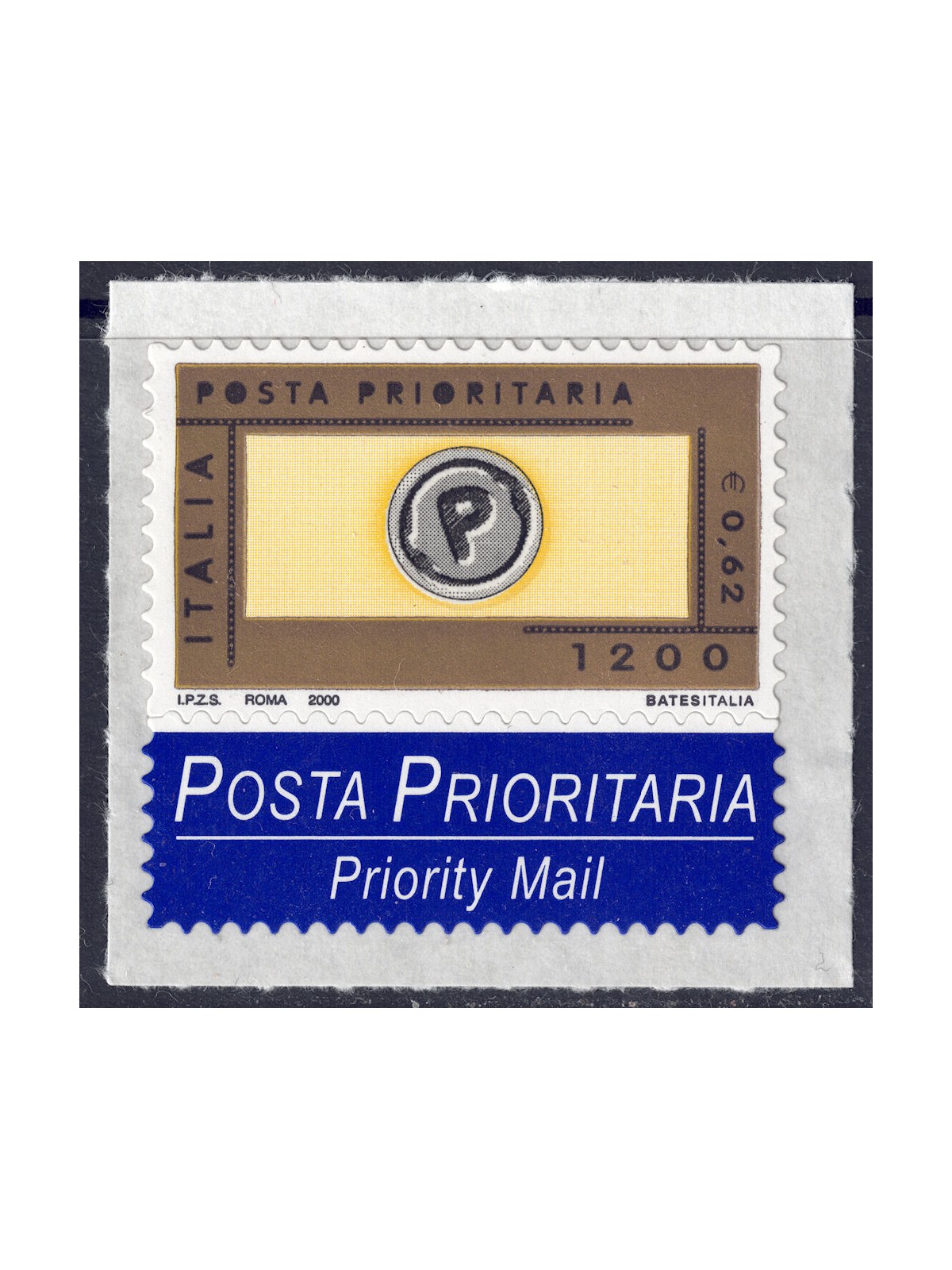 ITALIA 2000 Posta prioritaria € 0,62 - £ 1.200 MNH**