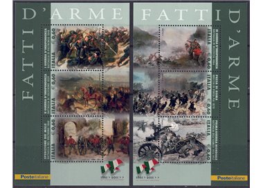 ITALY 2011 Fatti d'arme 2 s/s MNH**