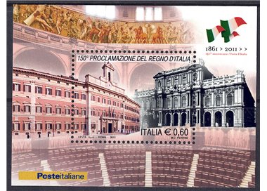 ITALY 2011 Unification of Italy (Montecitorio) s/s MNH**