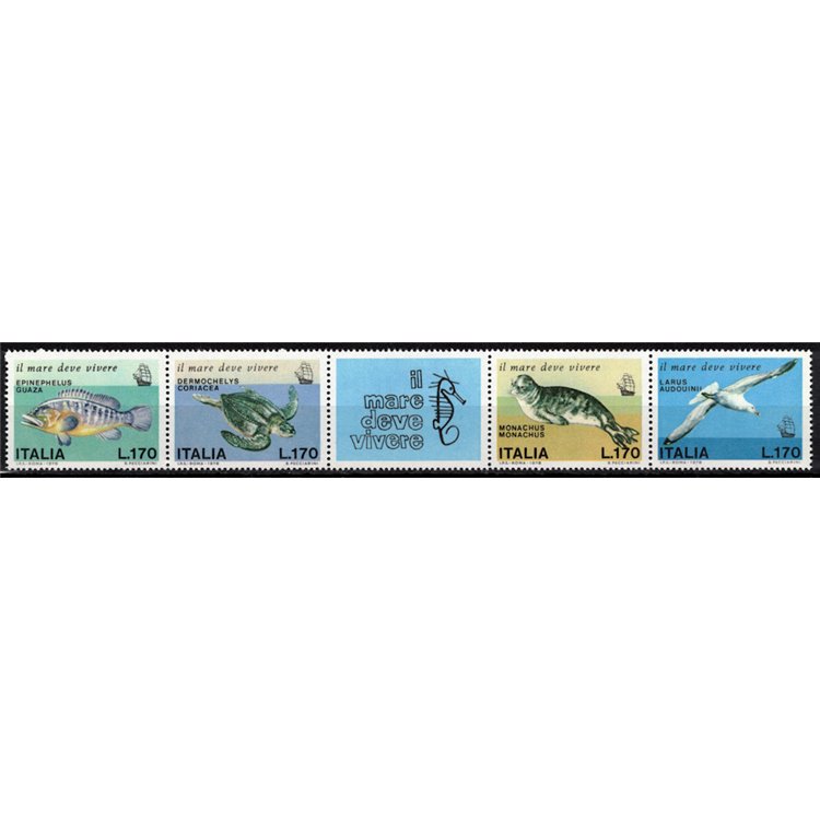 ITALY 1978 Safeguarding the Sea 4v MNH**