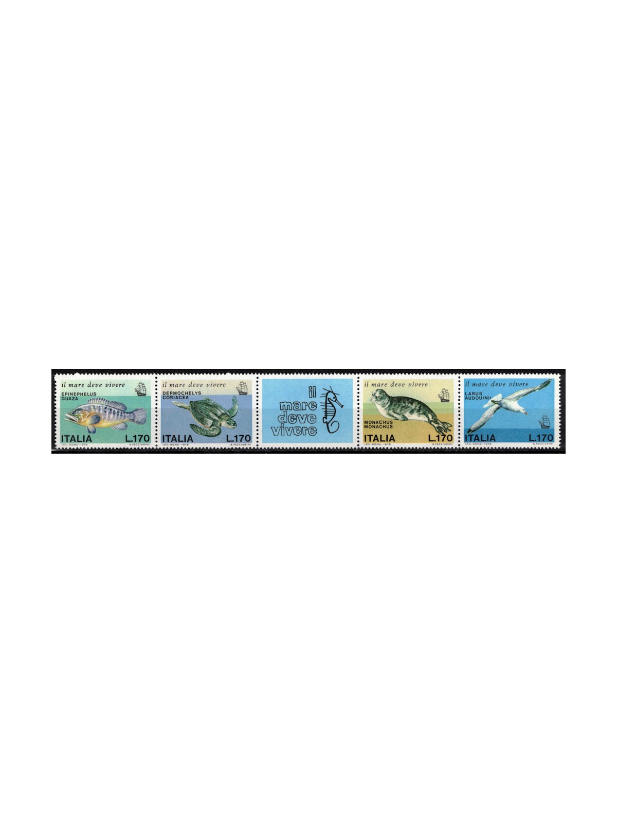 ITALY 1978 Safeguarding the Sea 4v MNH**