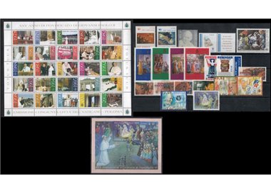 VATICAN 2003 Complete Year 20v + 2 s/s MNH**