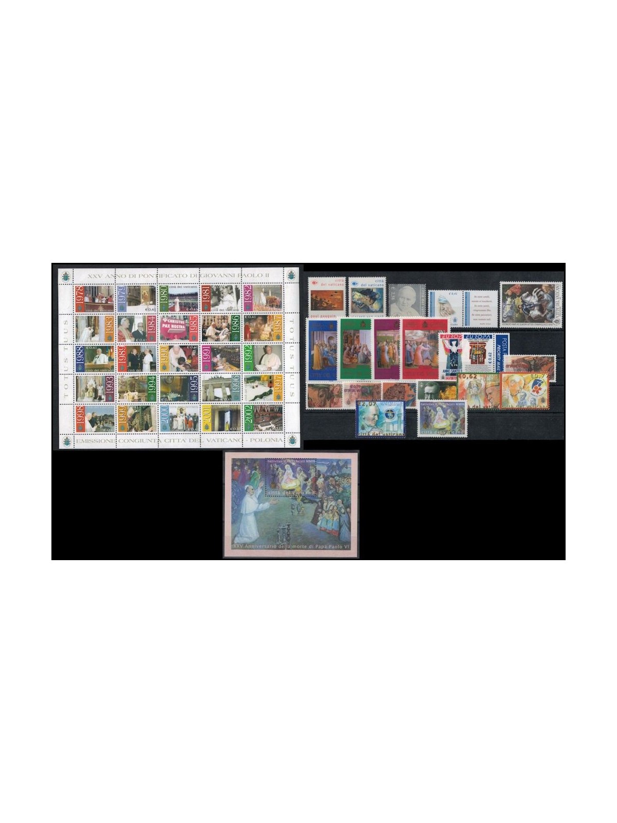 VATICAN 2003 Complete Year 20v + 2 s/s MNH**