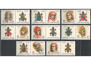 VATICANO 1998 I Papi e gli Anni Santi 8v MNH**