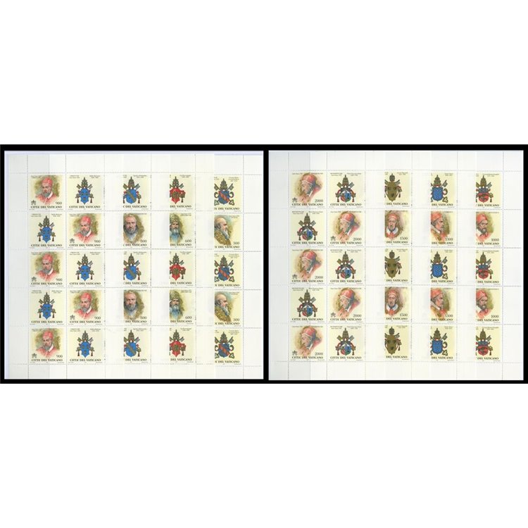 VATICANO 1999 I Papi e gli Anni Santi 8 MF MNH**