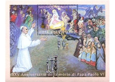 VATICAN 2003 Christmas s/s MNH**