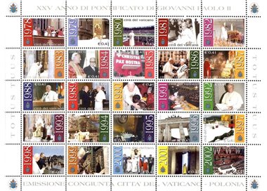 VATICAN 2003 Pontificate of John Paul II s/s MNH**