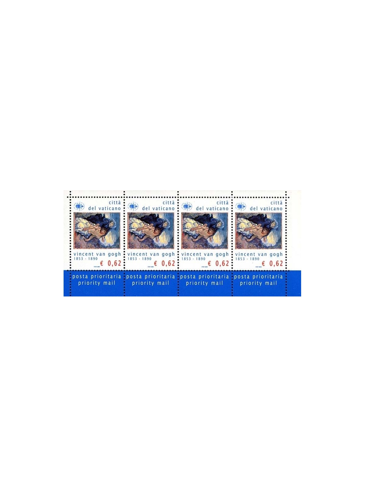 VATICANO 2003 Maestri della pittura LB MNH**