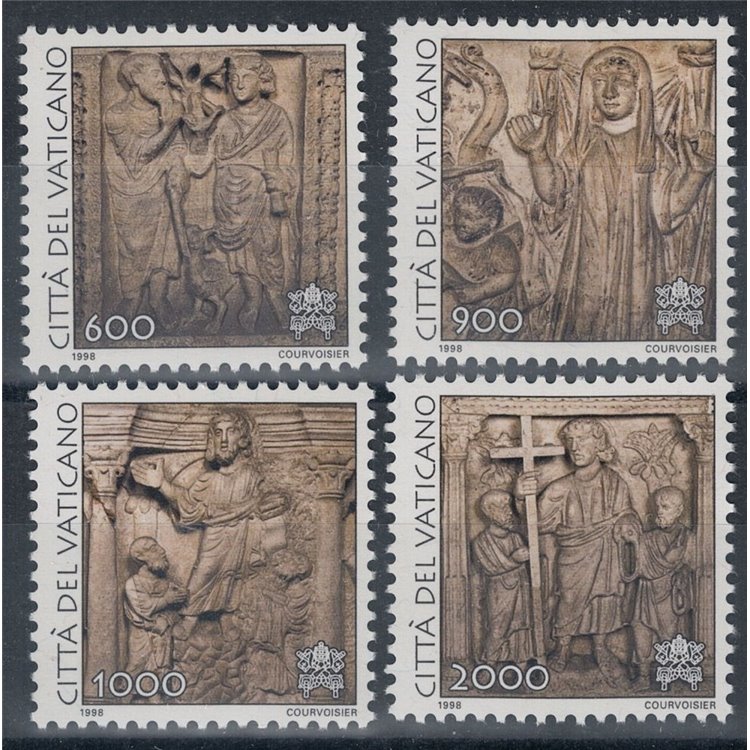 VATICAN 1998 Art Day 4v MNH**