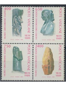 VATICANO 1989 Museo gregoriano-egizio 4v MNH**