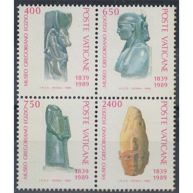 VATICAN 1989 Gregorian-Egyptian Museum 4v MNH**
