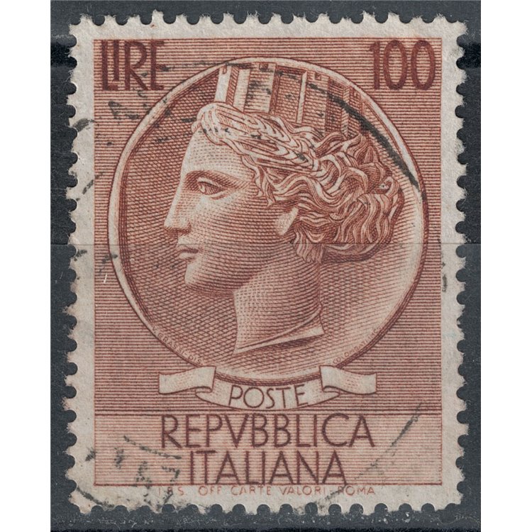 ITALIA 1955 Siracusana £100 us