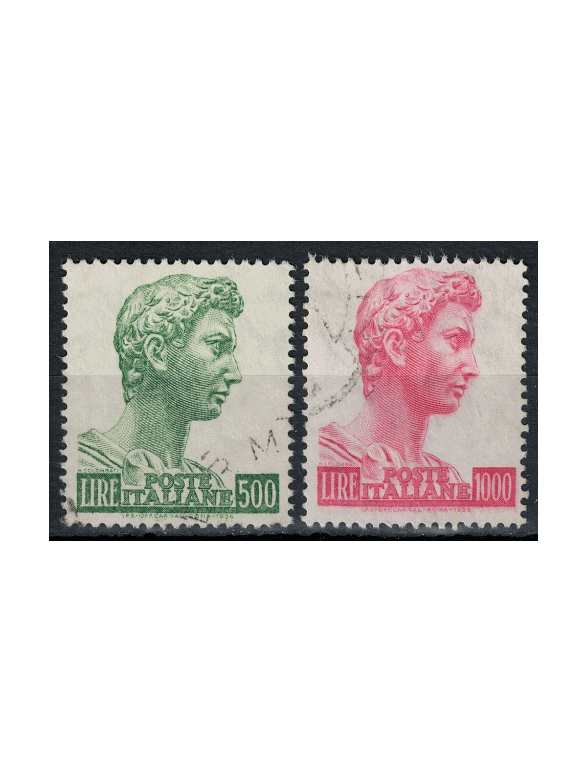 ITALY 1957 San Giorgio di Donatello 2v us