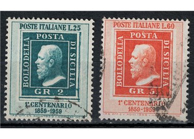 ITALIA 1959 Regno di Sicilia 2v us