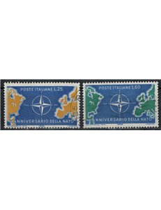 ITALIA 1959 Decennale NATO 2v us