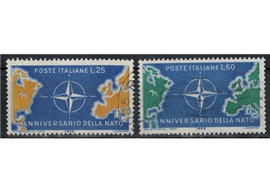 ITALIA 1959 Decennale NATO 2v us