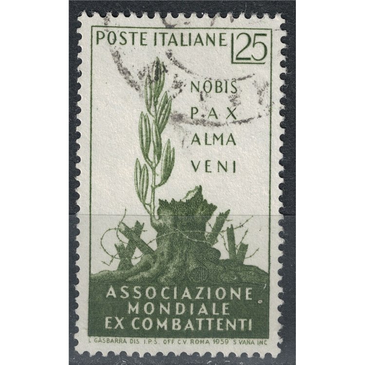 ITALIA 1959 Associazione mondiale ex combattenti us