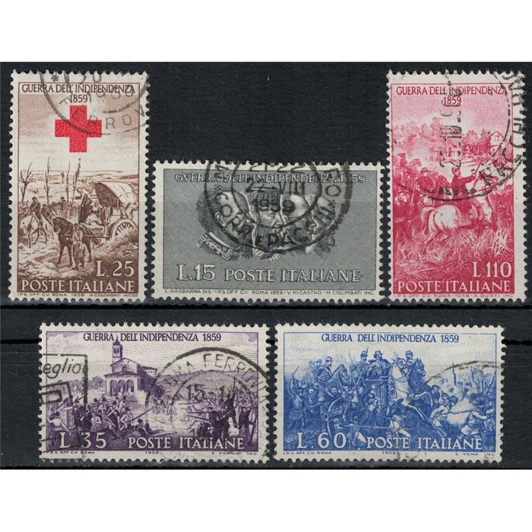 ITALY 1959 War of Independence 5v us