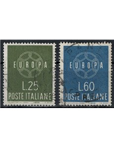 ITALY 1959 Europa 2v us