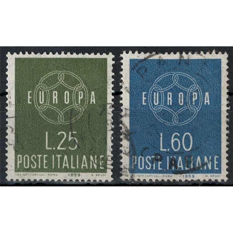 ITALY 1959 Europa 2v us