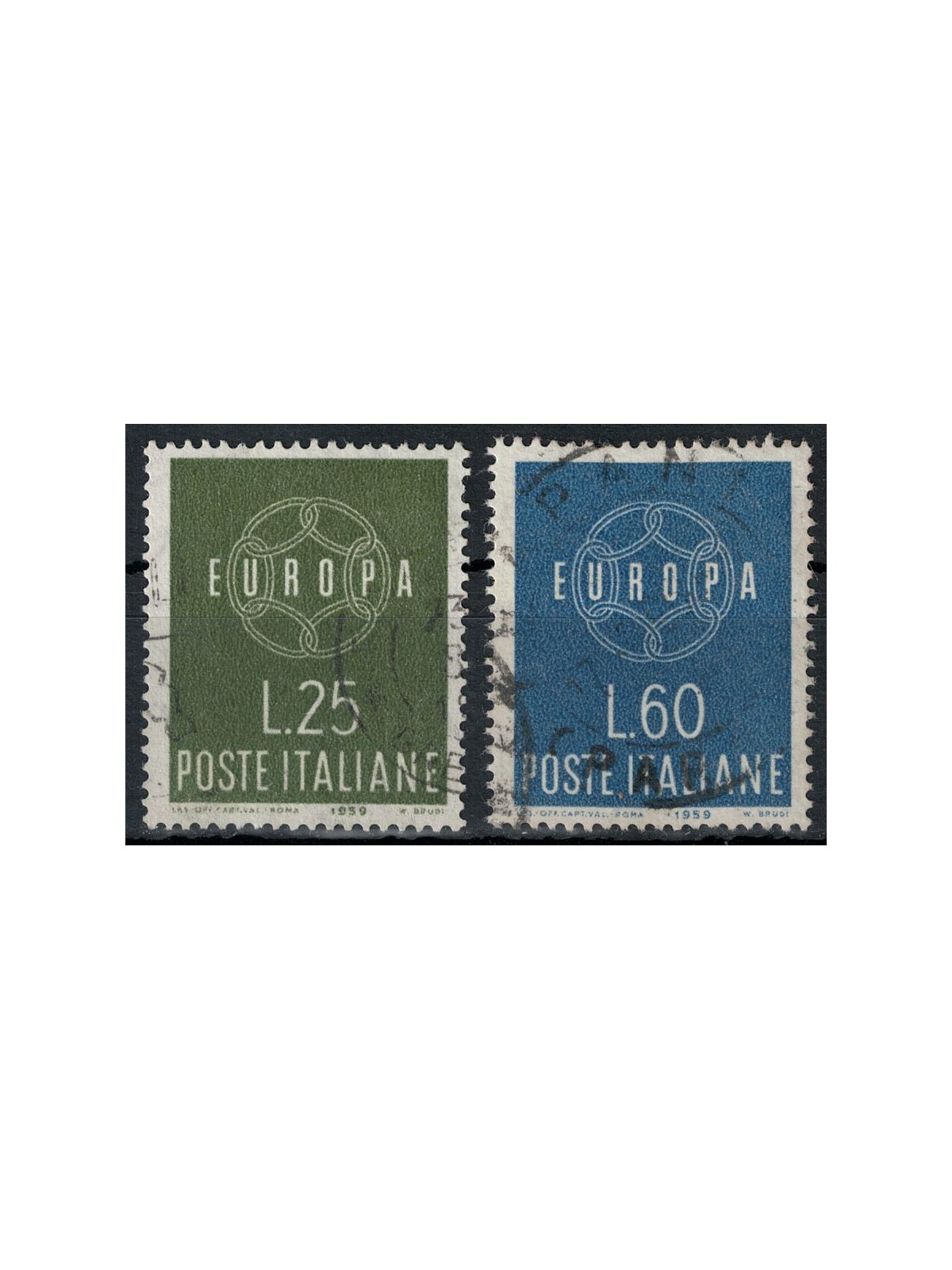 ITALY 1959 Europa 2v us