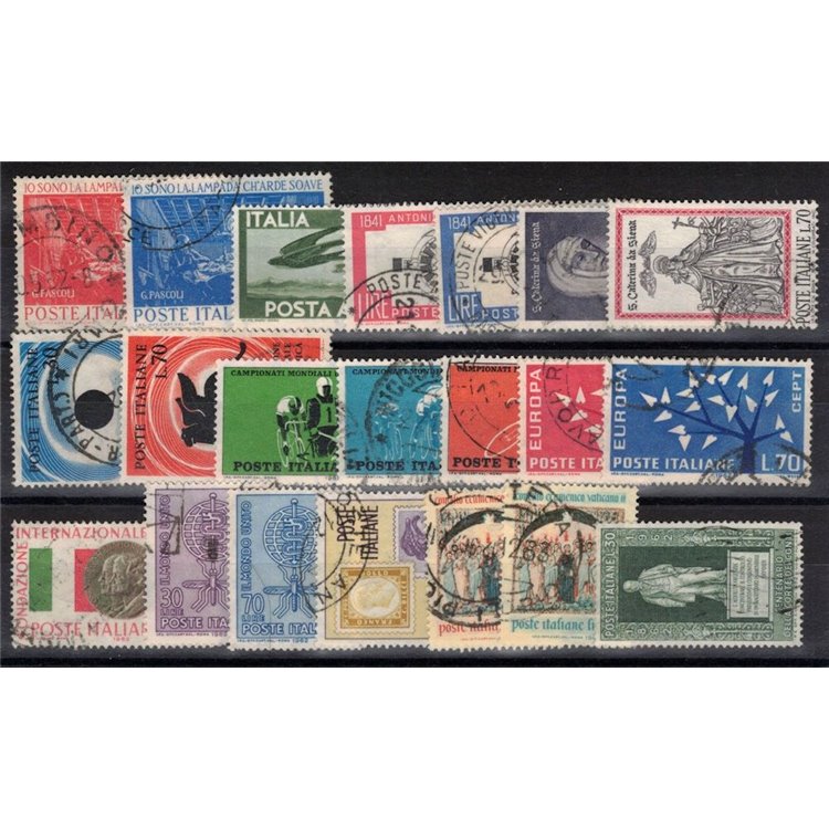 ITALY 1962 Complete Year 21v us