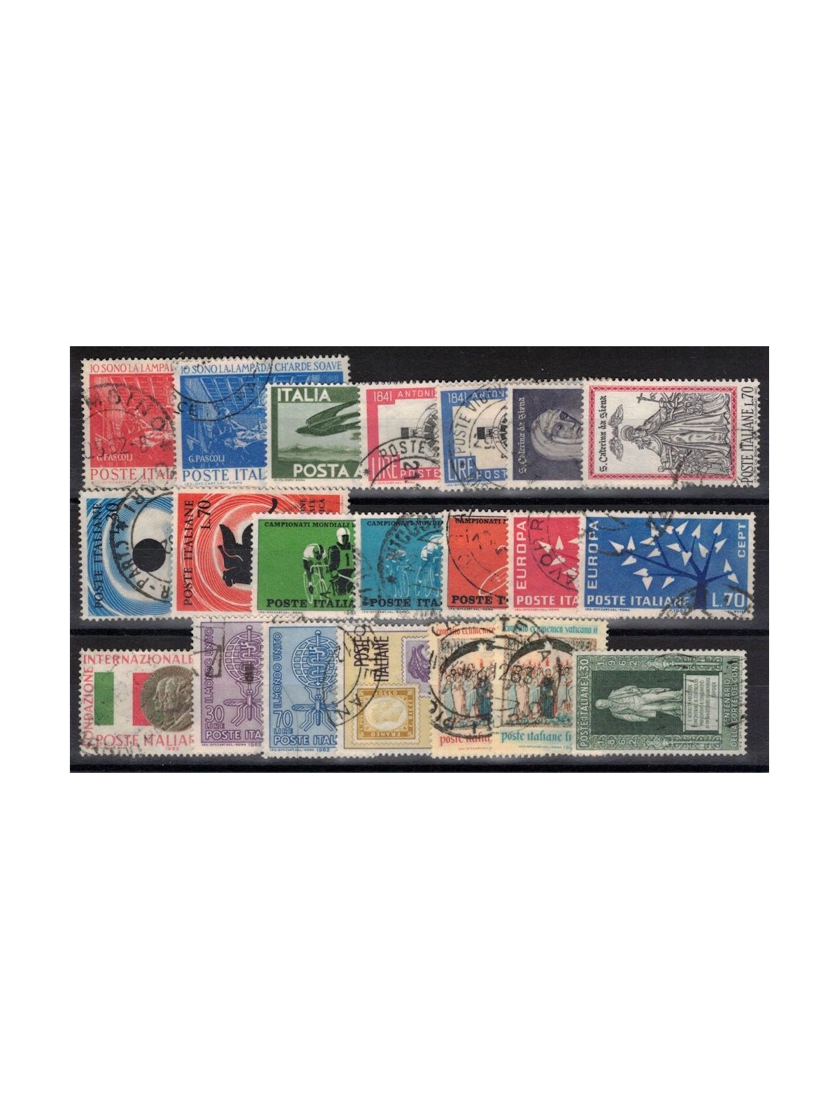 ITALY 1962 Complete Year 21v us