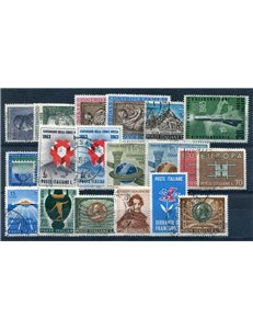 ITALY 1963 Complete Year 19v us