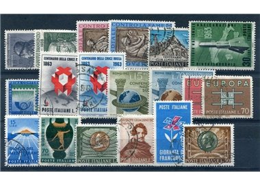 ITALY 1963 Complete Year 19v us