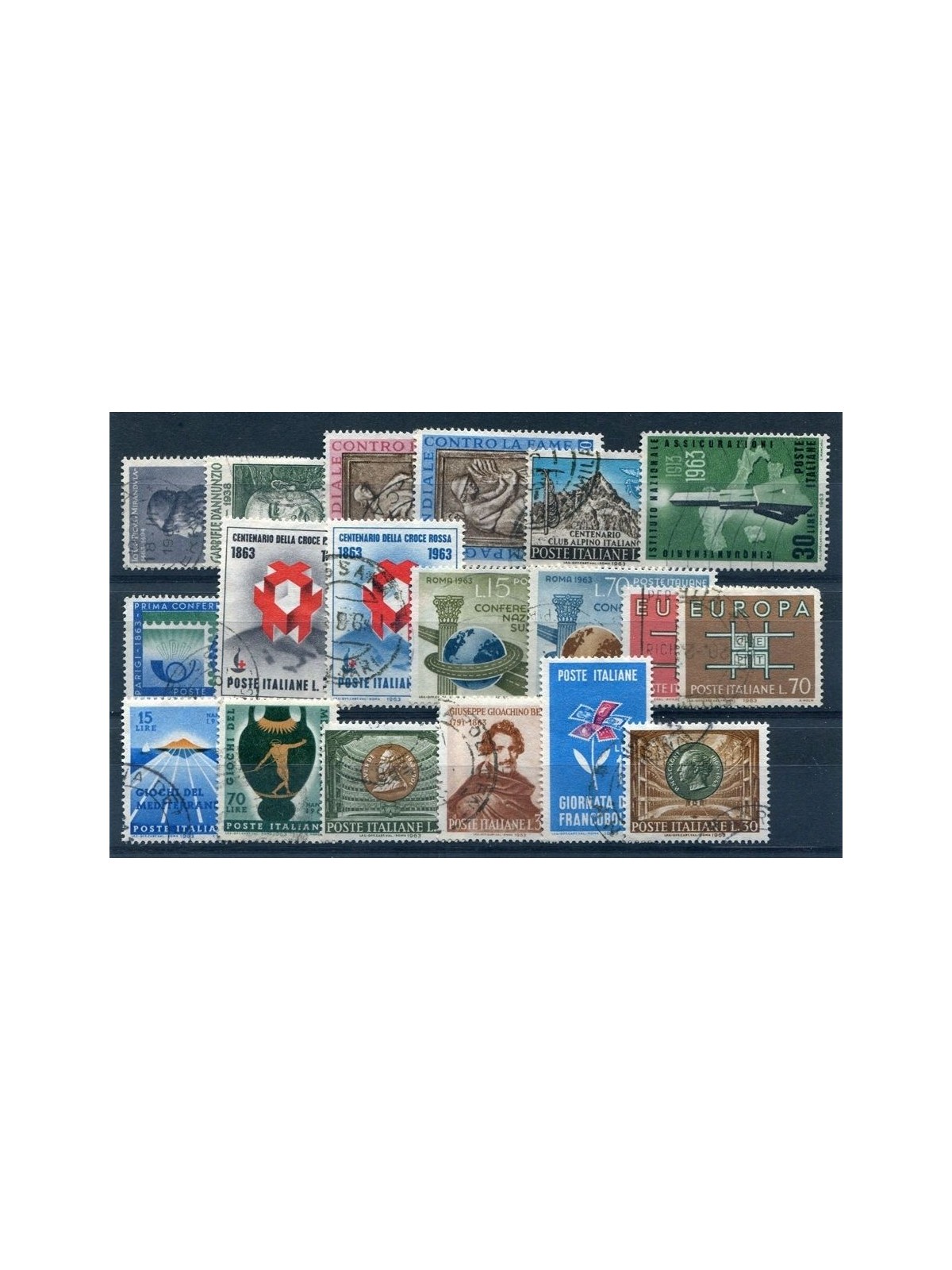 ITALIA 1963 Annata Completa 19v us