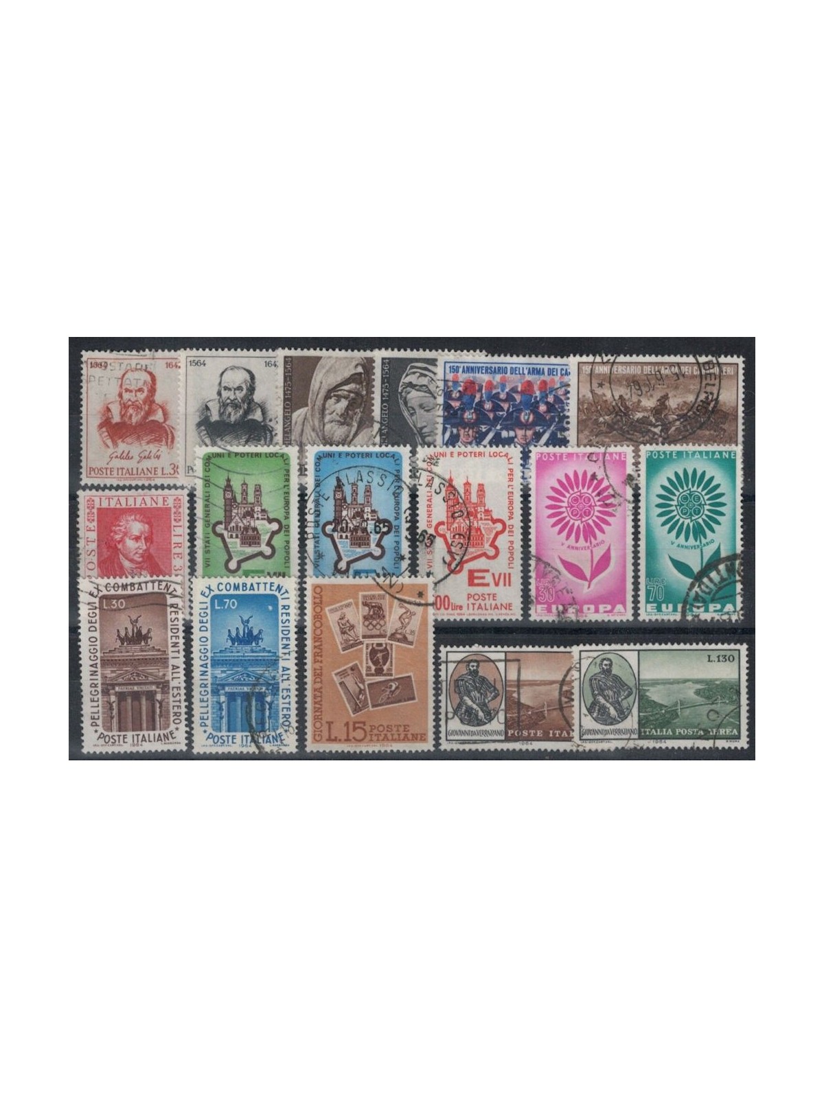 ITALY 1964 Complete Year 17v us