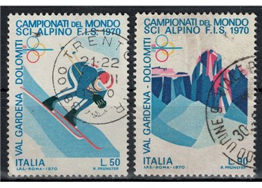 ITALIA 1970 Campionati mondiali di sci alpino 2v us