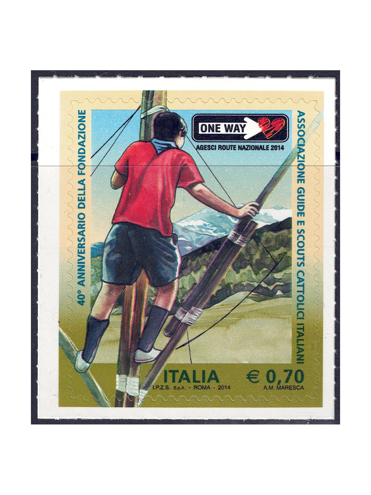 ITALY 2014 AGESCI MNH Foundation**