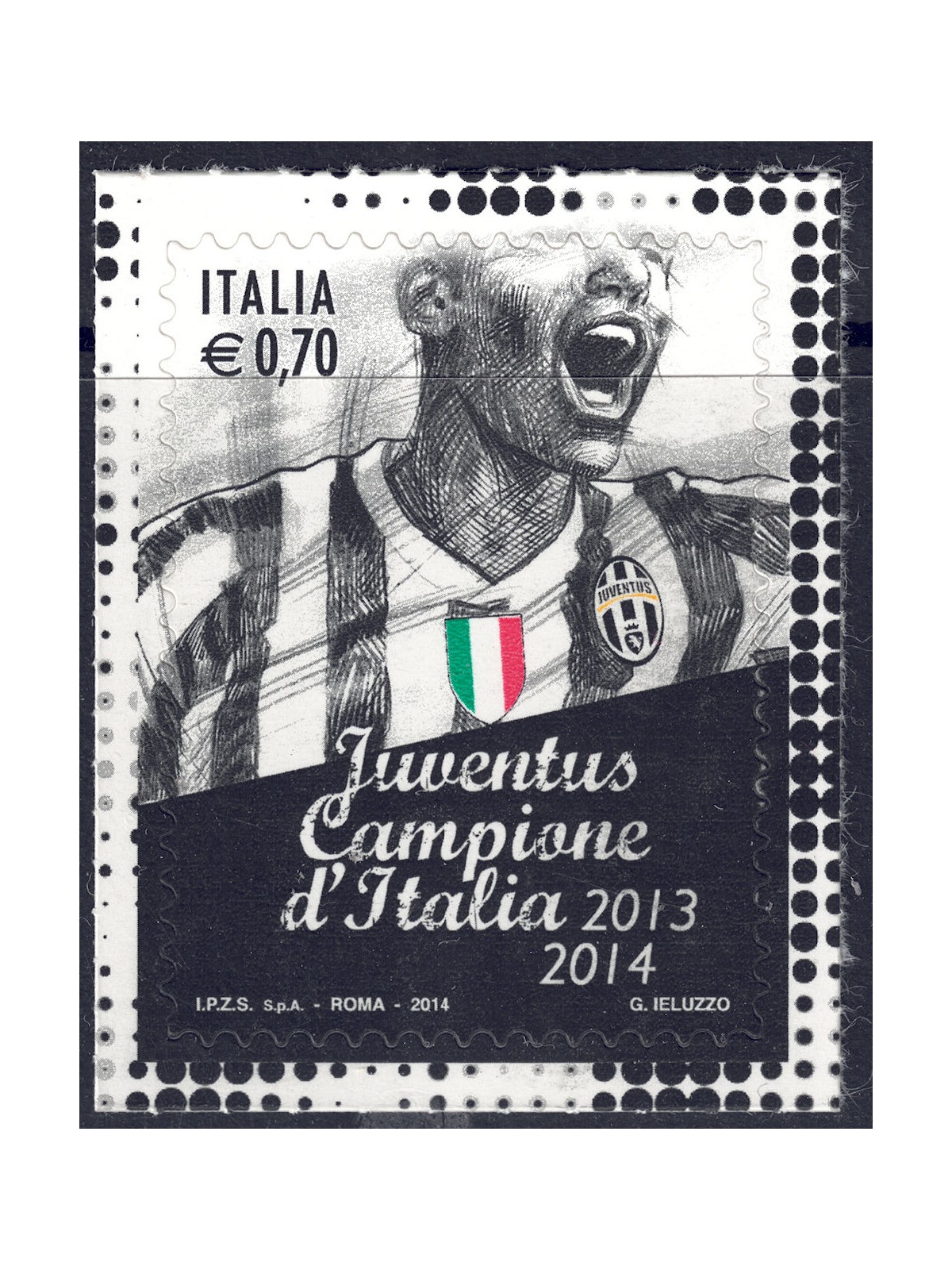 ITALIA 2014 Juventus campione d'Italia MNH**