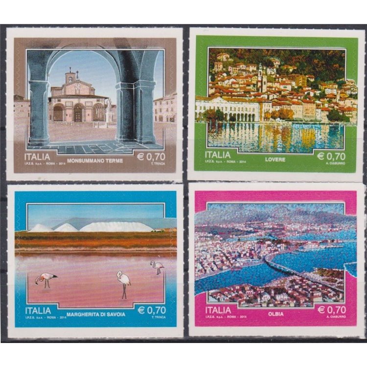 ITALY 2014 Tourism 4v MNH**