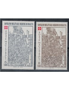 SMOM 1980 Christmas 2v MNH**