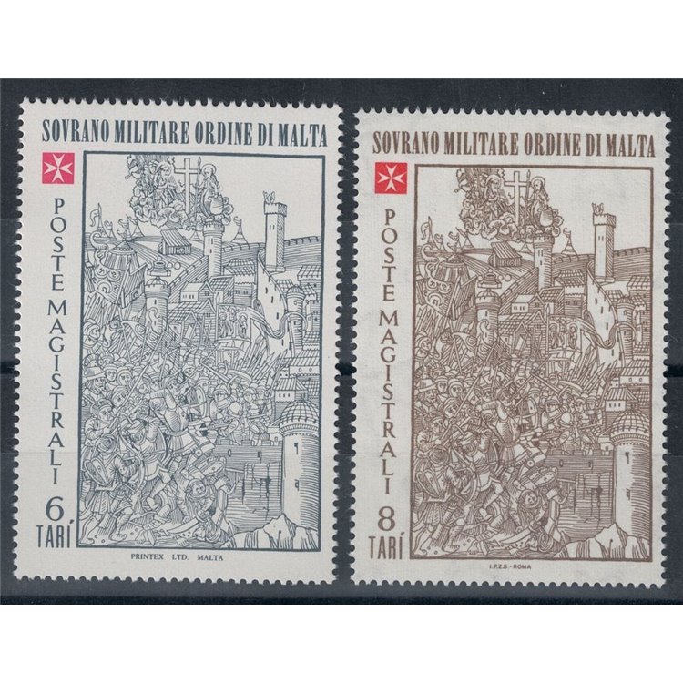 SMOM 1980 Natale 2v MNH**