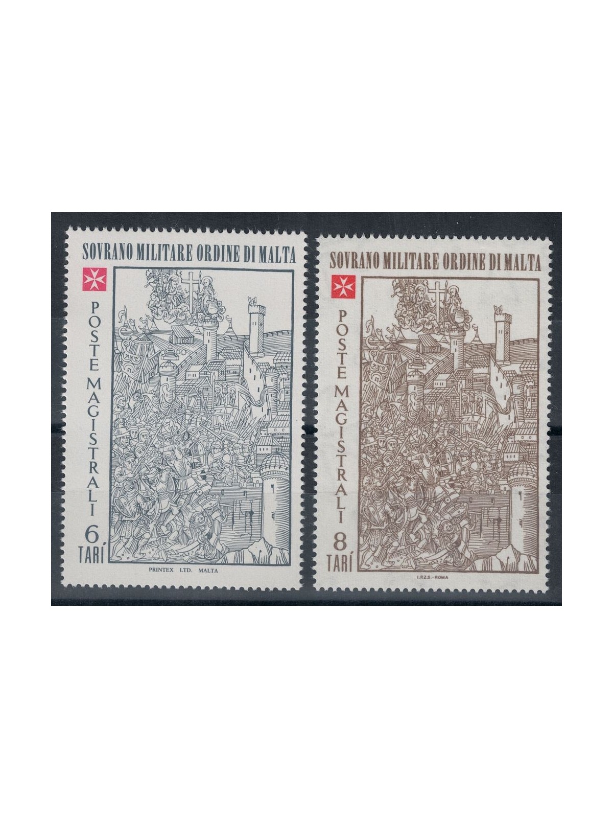 SMOM 1980 Natale 2v MNH**