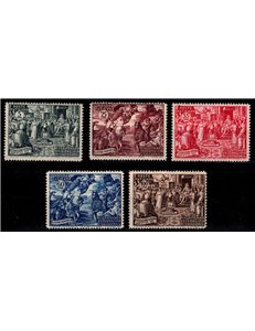 VATICAN 1951 Council of Chalcedon 5v MNH**